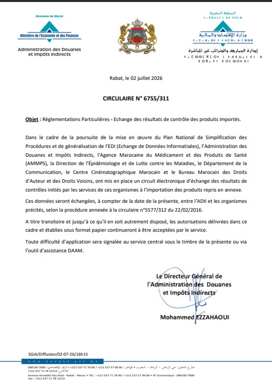 CIRCULAIRE N°98453